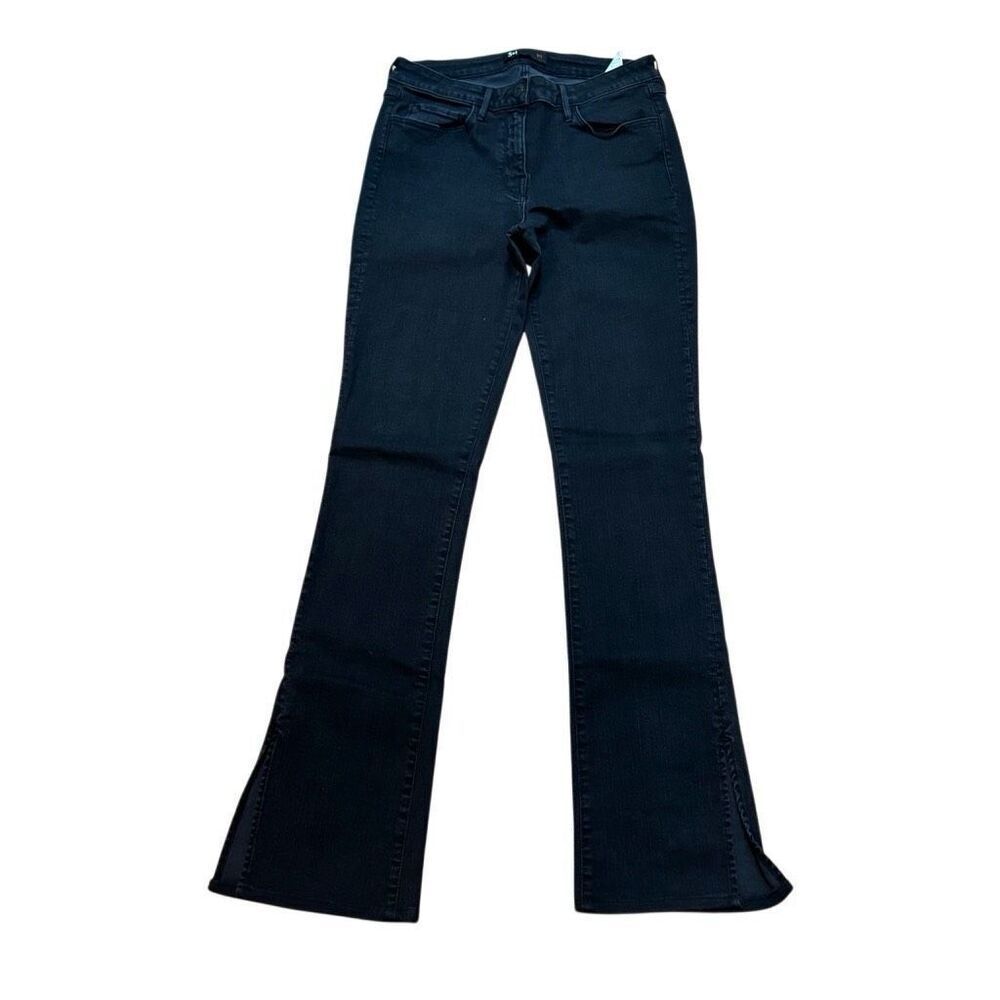 3 x 1 Split Seal Bell Skinny Flare Black Jeans. Size 29